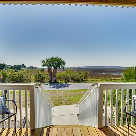 Harbor Island Condo With Deck - Steps To Beach! Oceanmarsh Subdivision المظهر الخارجي الصورة