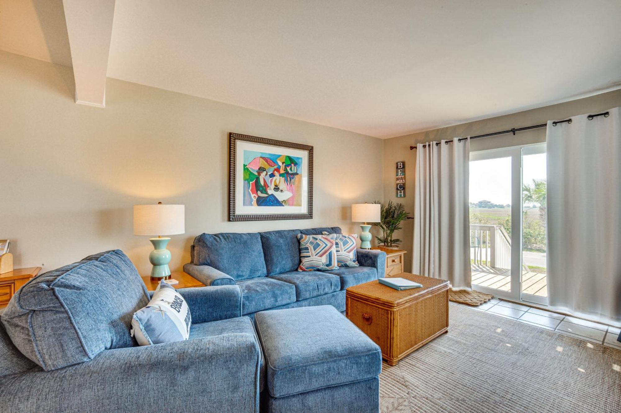 Harbor Island Condo With Deck - Steps To Beach! Oceanmarsh Subdivision المظهر الخارجي الصورة