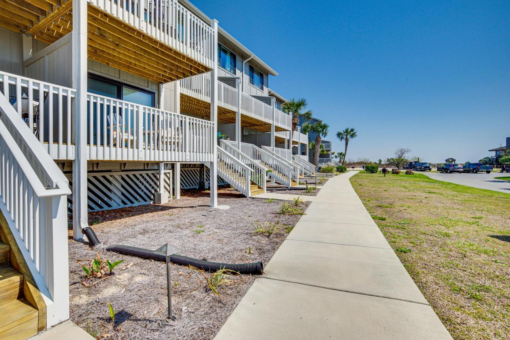 Harbor Island Condo With Deck - Steps To Beach! Oceanmarsh Subdivision المظهر الخارجي الصورة
